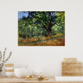 Claude Monet The Bodmer Oak, Fontainebleau Forest Poster (Küche)
