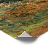 Claude Monet The Bodmer Oak, Fontainebleau Forest Poster (Ecke)