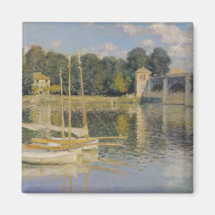 Claude Monet  The Bridge at Argenteuil, 1874 Magnet