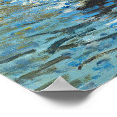 Claude Monet The Bridge bei Argenteuil (1874) Poster (Ecke)