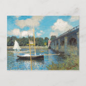 Claude Monet The Bridge bei Argenteuil (1874) Postkarte (Vorderseite)