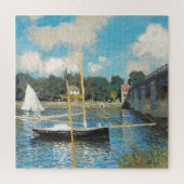 Claude Monet The Bridge bei Argenteuil (1874) Puzzle (Vertikal)