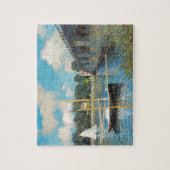 Claude Monet The Bridge bei Argenteuil (1874) Puzzle (Vertikal)