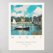 Claude Monet The Bridge bei der argentinischen Kun Poster (Vorne)