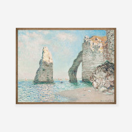Claude Monet The Cliffs at Étretat Malerei Poster