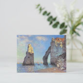 Claude Monet // The Cliffs of Etretat Postkarte (Stehend Vorderseite)