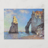 Claude Monet // The Cliffs of Etretat Postkarte (Vorderseite)