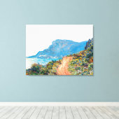 Claude Monet The Corniche bei Monaco Leinwanddruck (Insitu (Holzboden))