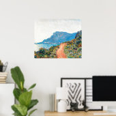 Claude Monet The Corniche bei Monaco Poster (Heimbüro)