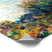 Claude Monet The Corniche bei Monaco Poster (Ecke)