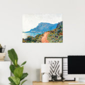 Claude Monet The Corniche bei Monaco Poster (Heimbüro)