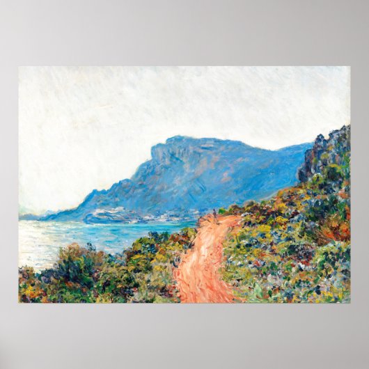 Claude Monet The Corniche bei Monaco Poster (Vorne)
