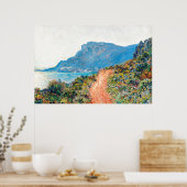 Claude Monet The Corniche bei Monaco Poster (Küche)