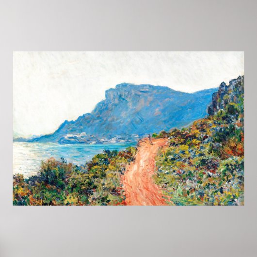 Claude Monet The Corniche bei Monaco Poster (Vorne)