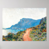 Claude Monet The Corniche bei Monaco Poster (Vorne)
