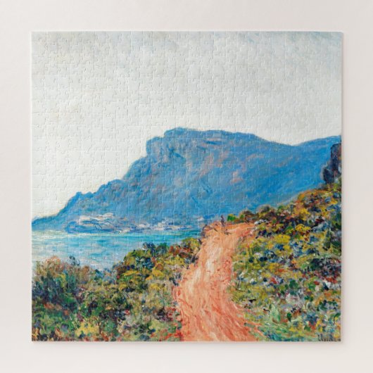 Claude Monet The Corniche bei Monaco Puzzle (Vertikal)