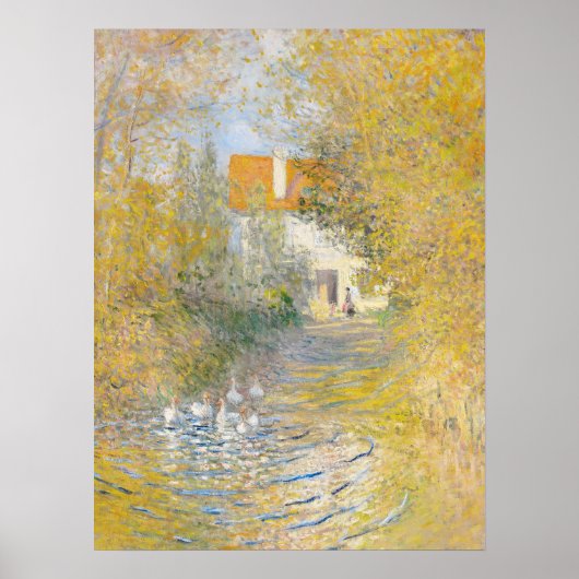 Claude Monet The Duck Pond Malerei Art Print Poster (Vorne)