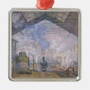 Claude Monet The Gare St. Lazare, 1877 Ornament Aus Metall