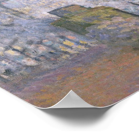 Claude Monet | The Gare St. Lazare, 1877 Poster (Ecke)