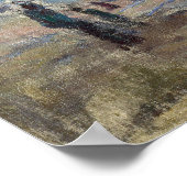 CLAUDE MONET - The gare st. Lazare 1877 Poster (Ecke)