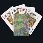 Claude Monet: The Iris Garden at Giverny Spielkarten<br><div class="desc">A colorful deck of classic playing cards featuring the iris garden at Giverny,  painted by the French beeinonist painter Claude Monet.</div>