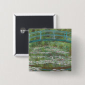 Claude Monet | The Japanese Footbridge, 1899 Button (Vorne & Hinten)