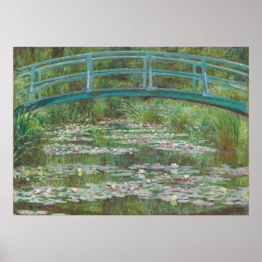 Claude Monet | The Japanese Footbridge, 1899 Poster (Vorne)
