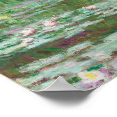 Claude Monet The Japanese Footbridge 1899 Poster (Ecke)