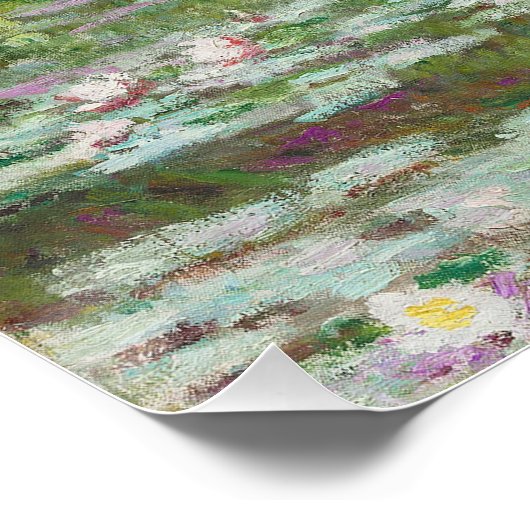 Claude Monet | The Japanese Footbridge, 1899 Poster (Ecke)