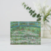 Claude Monet - The Japanese Footbridge Feiertagspostkarte (Stehend Vorderseite)