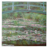 Claude Monet - The Japanese Footbridge Fliese (Vorderseite)