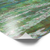 Claude Monet - The Japanese Footbridge Fotodruck (Ecke)