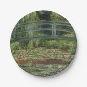 Claude Monet - The Japanese Footbridge Pappteller (Vorderseite)