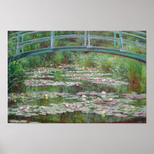 Claude Monet - The Japanese Footbridge Poster (Vorne)