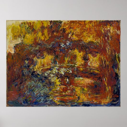 Claude Monet - The Japanese Footbridge Poster (Vorne)