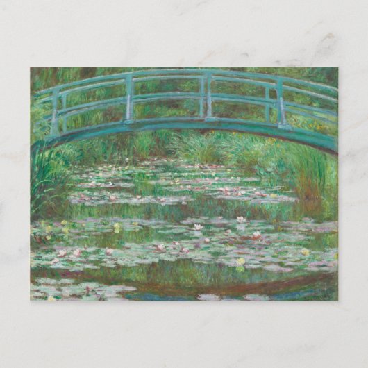 Claude Monet - The Japanese Footbridge Postkarte (Vorderseite)