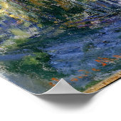 Claude Monet | The Large Willow at Giverny, 1918 Poster (Ecke)