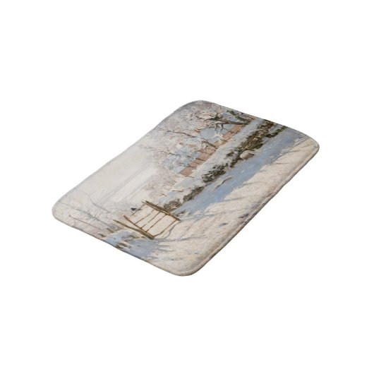 Claude Monet - The Magpie Badematte (Schrägansicht)