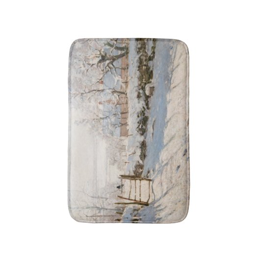 Claude Monet - The Magpie Badematte (Vorderseite Vertikal)