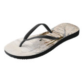 Claude Monet - The Magpie Badesandalen (Schrägansicht)