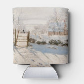 Claude Monet - The Magpie Dosenkühler (Rückseite)