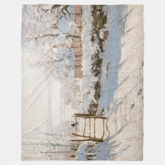 Claude Monet - The Magpie Fleecedecke (Vorderseite)