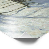 Claude Monet - The Magpie Fotodruck (Ecke)