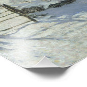 Claude Monet - The Magpie Fotodruck (Ecke)