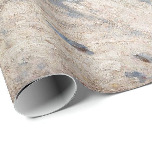 Claude Monet - The Magpie Geschenkpapier (Rolleneckpunkt)