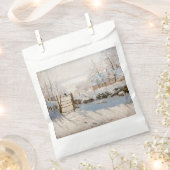 Claude Monet - The Magpie Geschenktütchen (Ausgeschnitten)