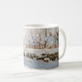 Claude Monet - The Magpie Kaffeetasse (VorderseiteRechts)