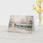 Claude Monet - The Magpie Karte (Gelbe Blume)