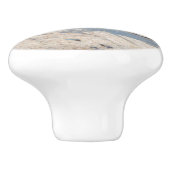 Claude Monet - The Magpie Keramikknauf (Seitenansicht)