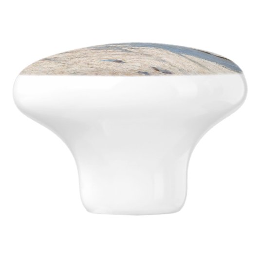 Claude Monet - The Magpie Keramikknauf (Seitenansicht)